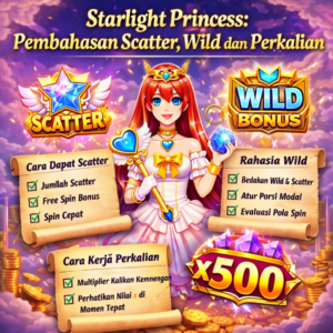 Starlight Princess: Pembahasan Scatter, Wild, dan Perkalian