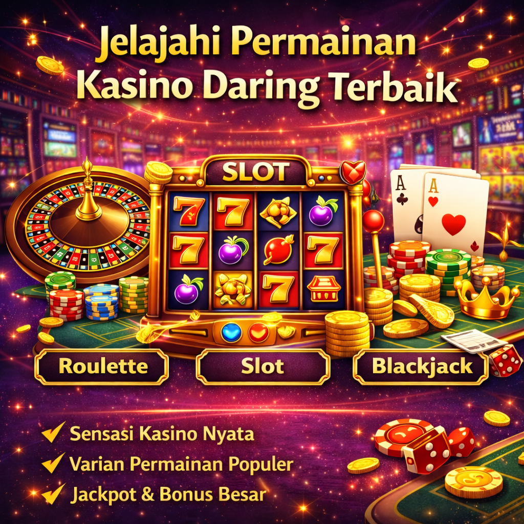 Jelajahi permainan kasino daring terbaik: pilihan game populer, cara main, fitur bonus, dan tips aman agar tetap nyaman tanpa terbawa emosi. Cek juga ya.