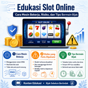 Edukasi Slot Online: Cara Mesin Bekerja, Risiko, dan Tips Bermain Bijak