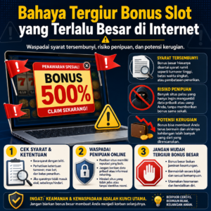 Bahaya Tergiur Bonus Slot yang Terlalu Besar di Internet
